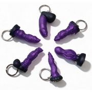 Брелок «Океан спокуси», фіолетово-чорний, (в ас) 1 шт