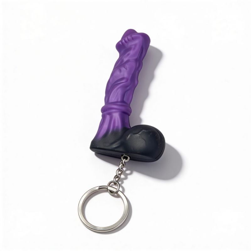 Брелок «Океан спокуси», фіолетово-чорний, (в ас) 1 шт вид 3