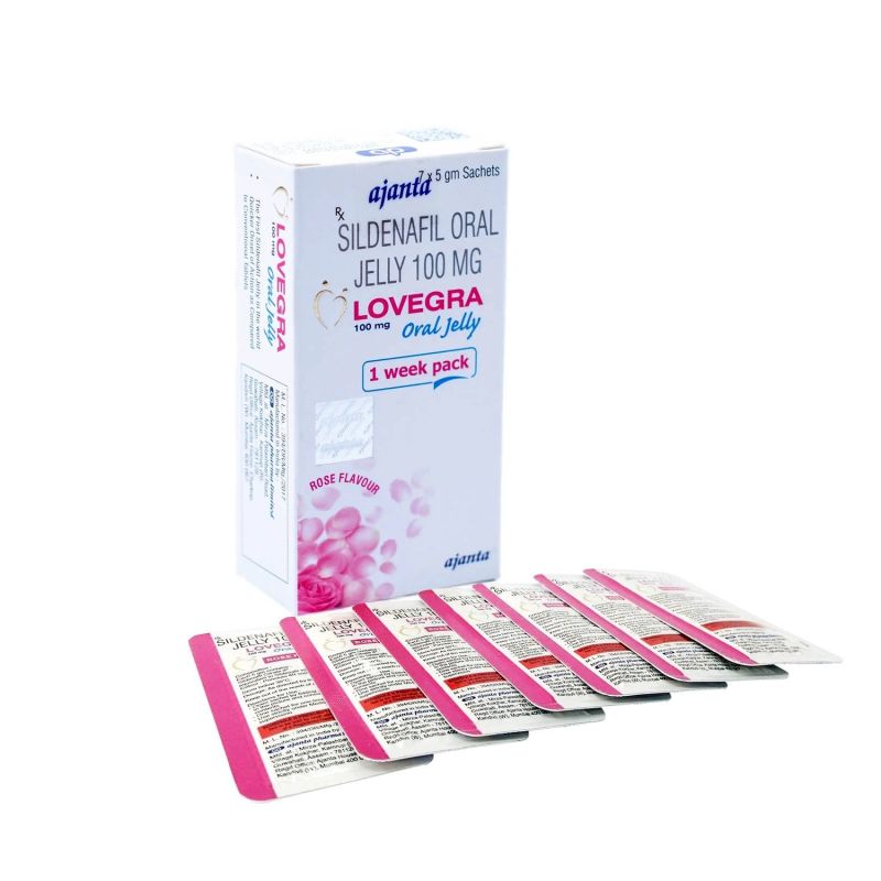 Збудливе Желе для жінок LOVEGRA Oral Jelly (ціна за упаковку, 7 пакетиків) вид 2