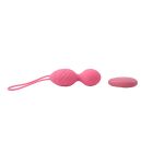 Виброяйцо с пультом управления Chisa M-mello Ridged Vibrating Bullet, розовый вид 4
