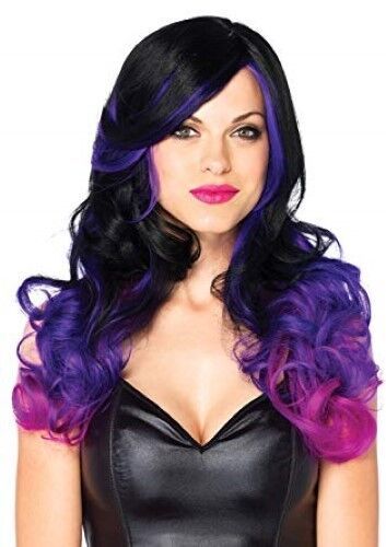 Парик Leg Avenue Allure Multi Color Black/Purple вид 3