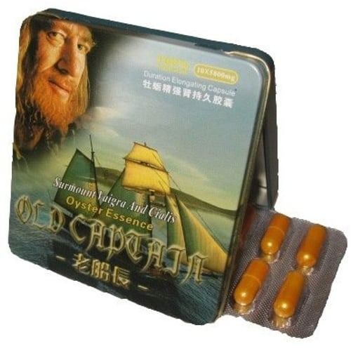 Капсулы для потенции Старый капитан (цена за упаковку, 10 капсул) вид 4