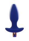 Анальная пробка с вибрацией Toy Joy Sparkle Buttplug с дистанционным управлением, синий вид 3