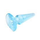 Анальная пробка без вибро Chisa Hi-Basic 11 см/4 см, голубой вид 4