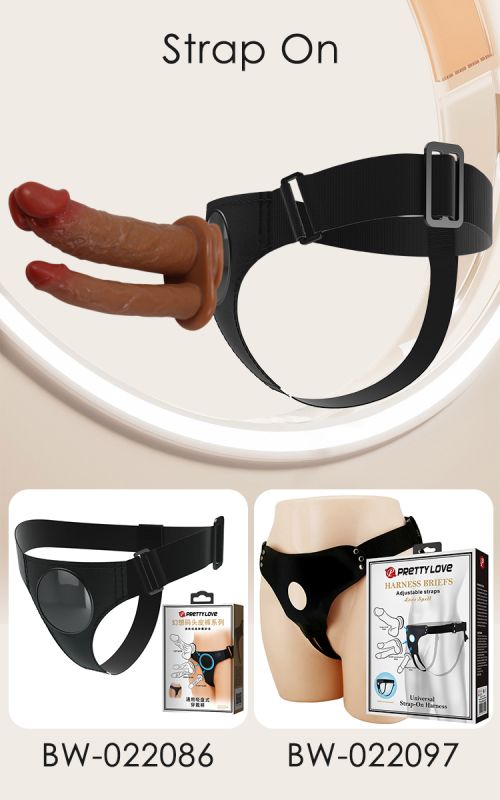 Вібратор подвійний реалістичний PRETTY LOVE Hulbert, TPE, на присосці, 20 х 4.2 х 2.5 см вид 18