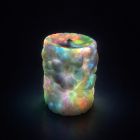 Свеча низкотемпературная люминесцентная GlowKink с цветочным тиснением, VIP, разноцветная, 220 г вид 4