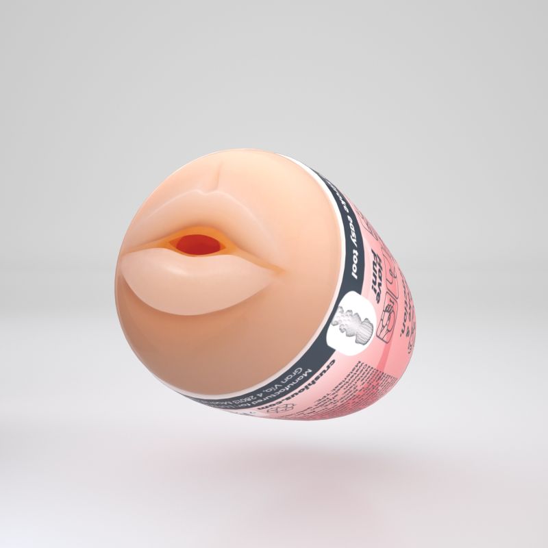 Мастурбатор-яйцо, рот CRUSHIOUS EZY EGG THE Mouth, реалистичный вид 5