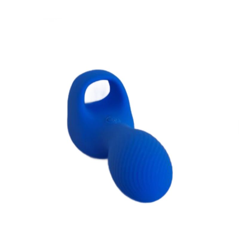 Вибратор на палец Sweet Em Bean голубой, 6.6 х 4.8 см вид 5