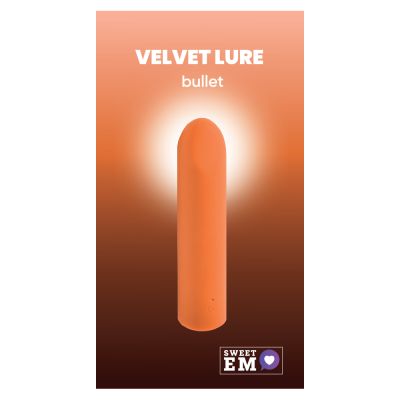 Вибропуля Sweet Em Bullet оранжевая, 9.8 х 4.2 см