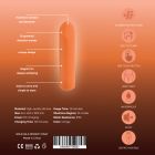 Віброкуля Sweet Em Bullet, помаранчева, 9,8 × 4,2 см вид 4