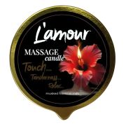 Массажная свеча L'amour Musked Hibiscus & Milk, золотая, 70 мл