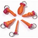 Брелок «Океан искушения» оранжево-розовый