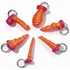 Брелок «Океан искушения» оранжево-розовый вид 2