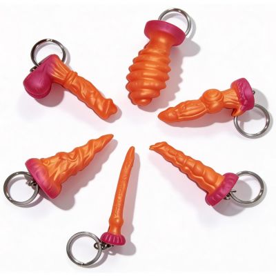 Брелок «Океан искушения» оранжево-розовый