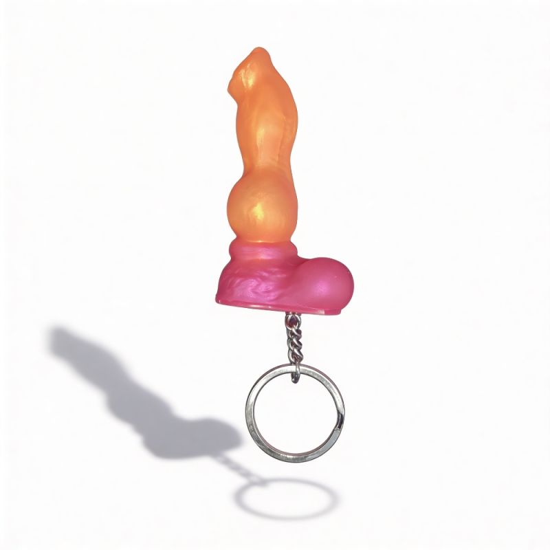 Брелок «Океан искушения» оранжево-розовый вид 4