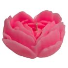 Свеча роза люминесцентная GlowKink 62 г, низкотемпературная, L, для БДСМ, персиковая вид 3