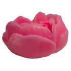 Свеча роза люминесцентная GlowKink 62 г, низкотемпературная, L, для БДСМ, персиковая вид 11