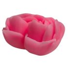 Свеча роза люминесцентная GlowKink 62 г, низкотемпературная, L, для БДСМ, персиковая вид 12