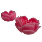 Свічка троянда люмінесцентна GlowKink 62 г, низькотемпературна, L, для БДСМ, персикова вид 16