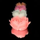 Свеча роза люминесцентная GlowKink 62 г, низкотемпературная, L, для БДСМ, оранжевая вид 8