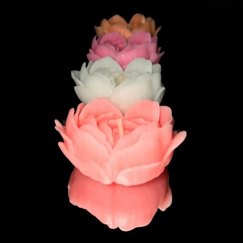 Свічка троянда люмінесцентна GlowKink 62 г, низькотемпературна, L, для БДСМ, помаранчева вид 8