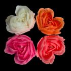 Свеча роза люминесцентная GlowKink 62 г, низкотемпературная, L, для БДСМ, оранжевая вид 9