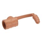 Насадка на член и мошонку Pretty Love с анальным стимулятором, бежевая, 18.2 х 2–2.6 см вид 5