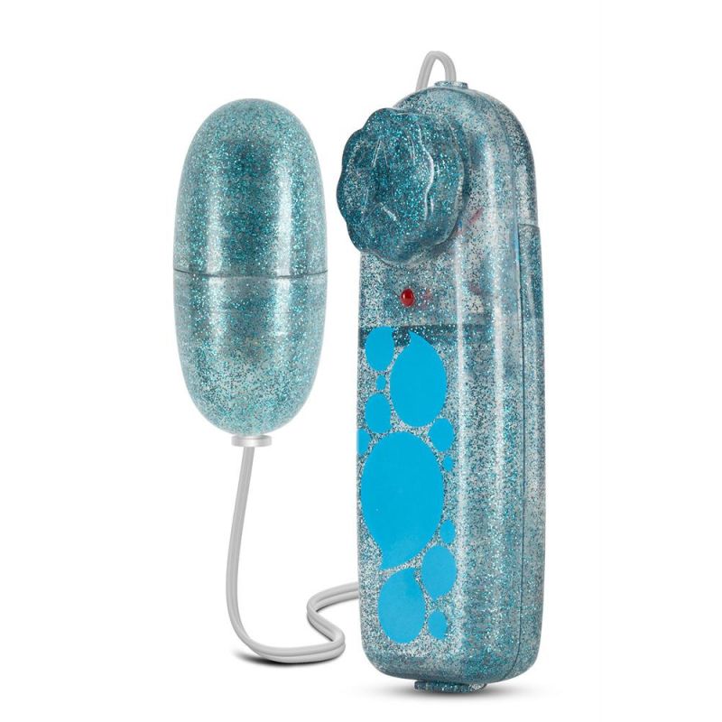Вібратор-яйце з пультом управління B Yours, синє, 5,7 × 2,5 см вид 3