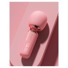 Вібратор-мікрофон Qingnan 5 Powerful Mini Wand Massager, рожевий вид 4