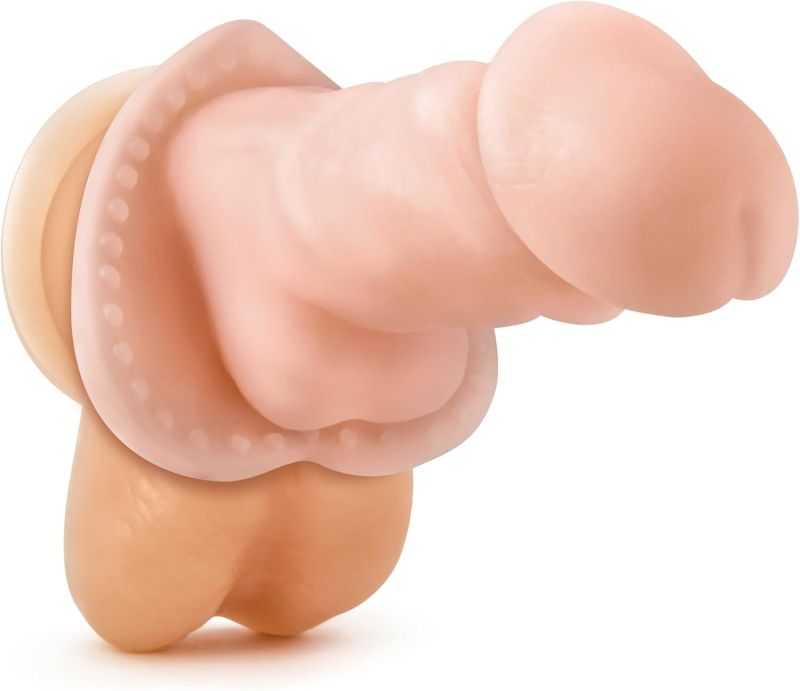 Насадка на пеніс реалістична з мошонкою Blush Performance Proform Sleeve бежева вид 5