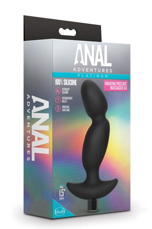 Масажер простати Blush Anal Adventures Platinum 04 Silicone Vibrating Prost вид 3