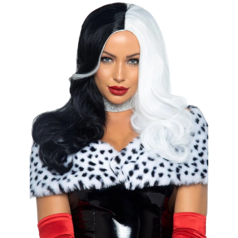 Парик черно-белый Leg Avenue Leg Avenue Cruella, размер O/S, длина 64 см вид 2