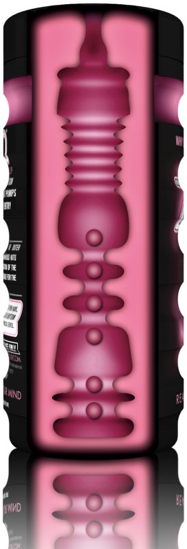 Мастурбатор із імітацією глибокого горла Zolo Deep Throat Cup, рожевий вид 4