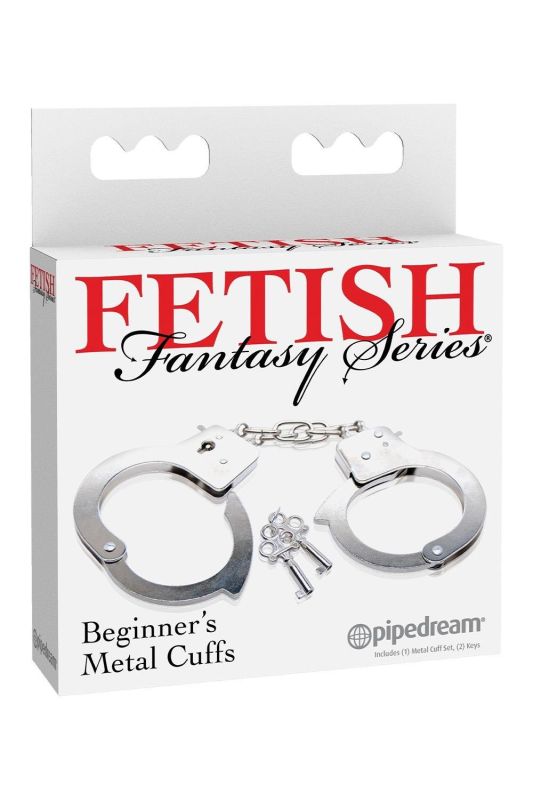 Металеві наручники Pipedream Fetish Fantasy Series сріблясті вид 2