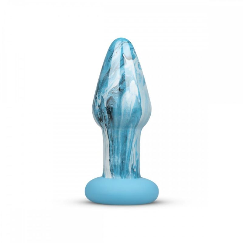 Анальная пробка Gildo - Ocean Curl Glass Butt plug вид 2
