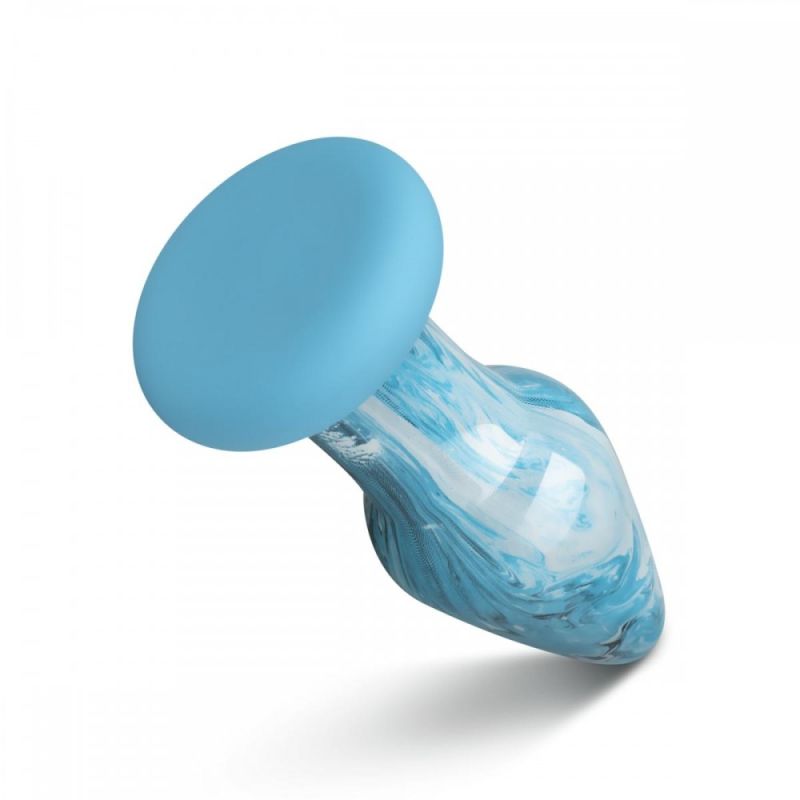 Анальна пробка Gildo - Ocean Curl Glass Butt plug вид 5