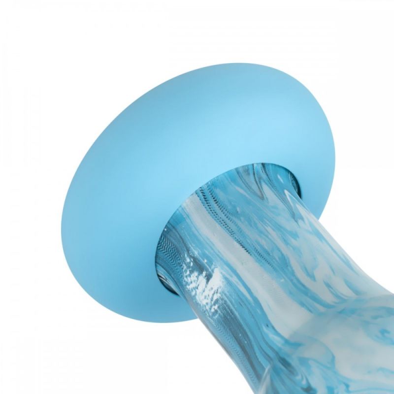 Анальна пробка Gildo - Ocean Curl Glass Butt plug вид 6