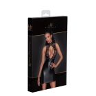 Сукня вінілова Noir Handmade Short dress with powerwetlook skirt and tulle top S вид 7