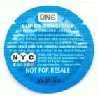 Набор латексных презервативов One NYC Super Sensitive ультратонких (цена за 5 шт.) вид 3