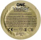 Набір ультратонких латексних презервативів One Vanish Hyperthin, золотий (ціна за 5 шт.) вид 3