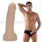 Фалоімітатор з мошонкою реалістичний Fleshjack Guys-Ryan Driller Dildo, бежевий вид 2