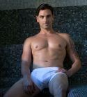 Фалоімітатор з мошонкою реалістичний Fleshjack Guys-Ryan Driller Dildo, бежевий вид 7