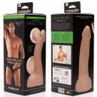 Фалоімітатор з мошонкою реалістичний Fleshjack Guys-Ryan Driller Dildo, бежевий вид 9