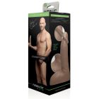 Фалоімітатор з мошонкою, реалістичний Fleshjack Guys JOHNNY SINS DILDO, бежевий, 24.8 х 4.8 см вид 6