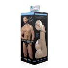 Фалоімітатор із мошонкою реалістичний Fleshjack Boys Griffin Barrows Silicone Dildo (RP), тілесний вид 9
