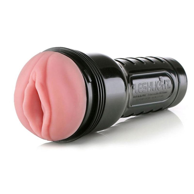 Мастурбатор вагіну в колбі Fleshlight Pink Lady Mini-Lotus, з рельєфом, кібершкіра, бежевий вид 4