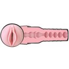 Мастурбатор вагина в колбе Fleshlight Pink Lady Mini-Lotus, с рельефом, киберкожа, бежевый вид 6