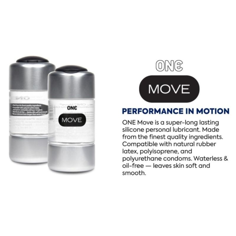 Лубрикант ONE Move Bottle на силиконовой основе, 100 мл вид 4
