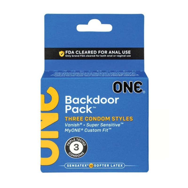Презервативи універсальні ONE Backdoor Pack для вагінального та анального сексу (ціна за упаковку, 3 шт.) вид 2