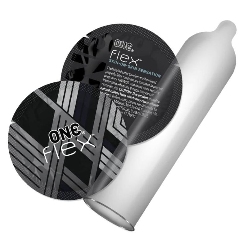 Презервативи ультратонкі ONE Flex із графеном (ціна за упаковку, 3 шт.) вид 3